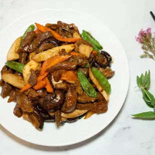 Beef fillet with mixed mushroom