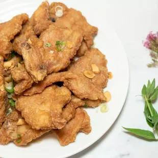 Salt &amp; pepper pork chops