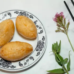 Dim sum fried pork dumplings