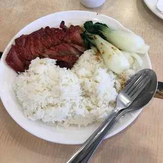 Honey Barbecue Pork over Rice