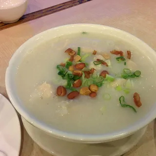 Chicken and Chinese Mushroom Congee