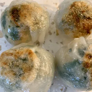 Pan Fried Shrimp and Chive Dumpling