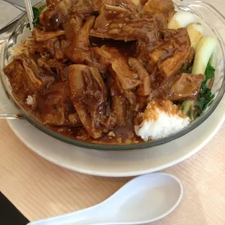 Curry Beef Brisket Over Rice