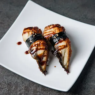 Unagi Nigiri (Grilled Eel Sushi)