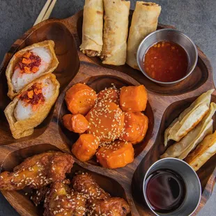 The best companion with Tiki drinks.  Pupu Platter.