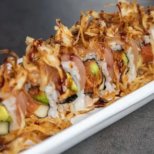 Bad Hair Day specialty roll.