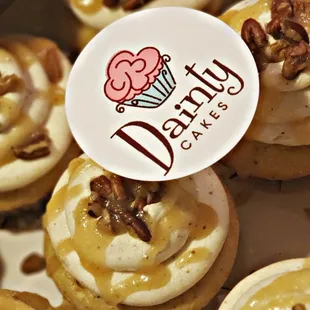 Buttered Pecan Rum Cupcake