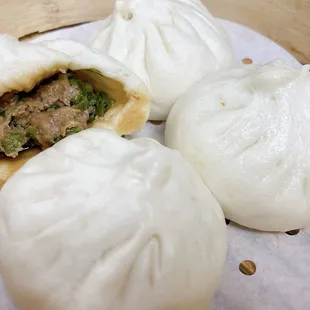 Pork &amp; Scallion Buns