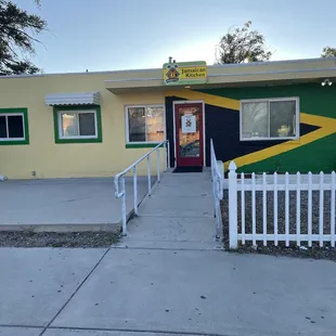 Outside of the restaurant