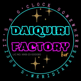 a neon sign for daiquiri