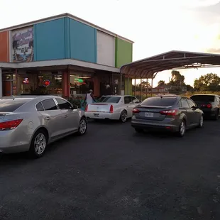 Drive Thru for service from our friendly carhops