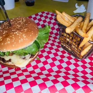 Mushroom Swiss Bacon Burger