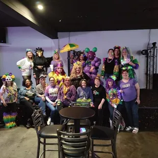 Bonco ladies came dressed up tonight,