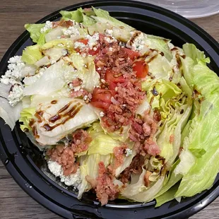 Blue cheese wedge salad