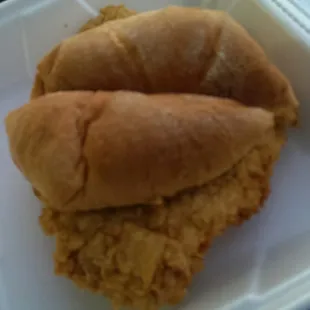 Pork Tenderloin sandwich. $6.50