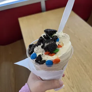 Riptide with Oreo and m&amp;ms