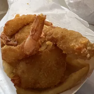 6 Piece Shrimp and Fries