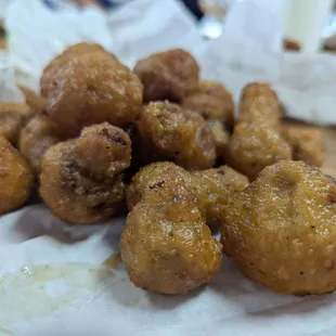 Fried mushrooms