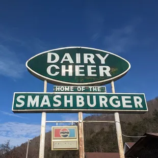 a sign for a restaurant