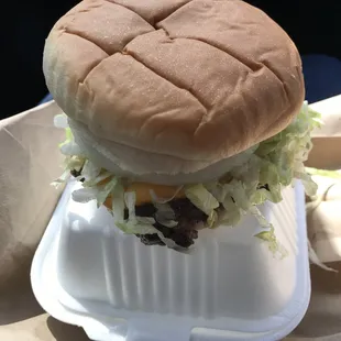 1/3 lb Cheeseburger from my first visit.  Really enjoyed it, I'll be back for sure