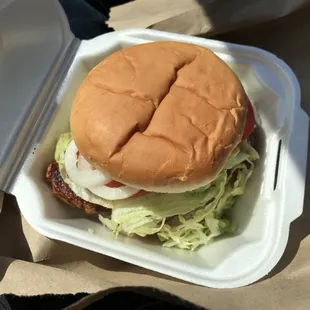 Grilled Chicken Sandwich To-Go, Delicious!!