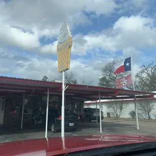 Front of the building