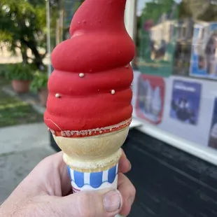 Chocolate dipped in cherry