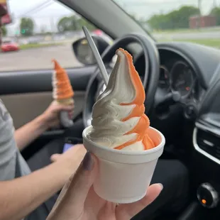 Vanilla orange swirl