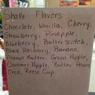 What a Shake selection!