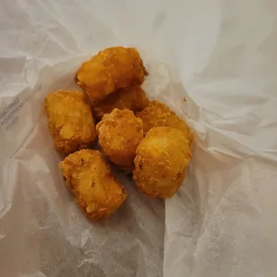 Large order of tator totts but there are only 7 total