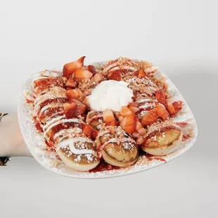 Strawberry shortcake stacks