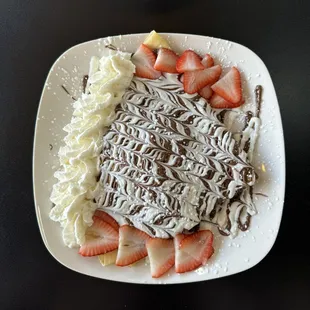 strawberry banana nutella crepes 3