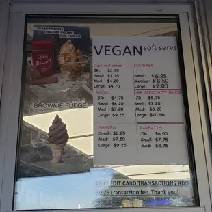 Vegan options