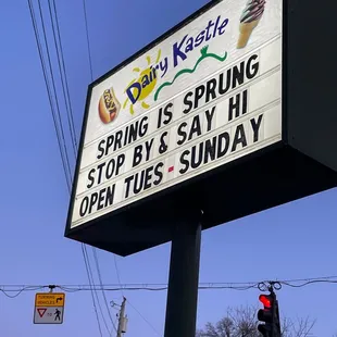 a sign for a restaurant