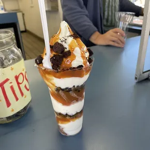 Brownie Supreme Custard Sundae