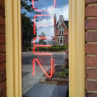 outside