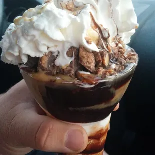 Peanut butter cup parfait!