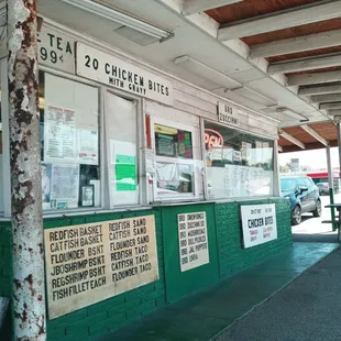 This is the front of the Dairy King that faces Highway 181.