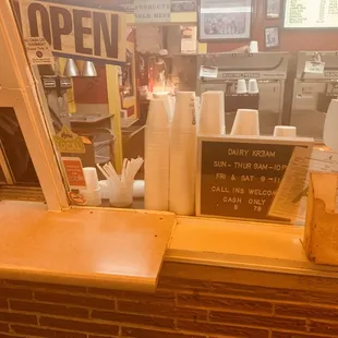 Where you order.