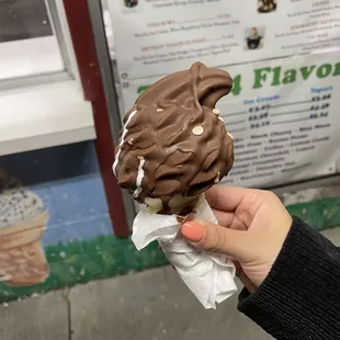 Small Twist dipped in Chocolate