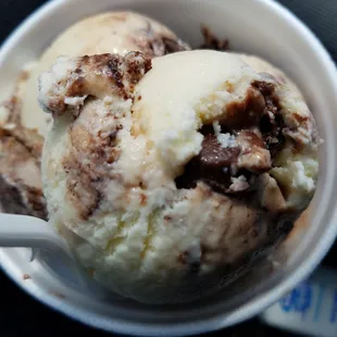 a chocolate and peanut butter combo (some sort of &quot;traks&quot;)