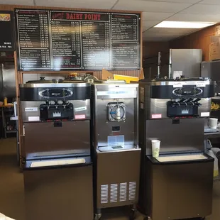 Soft-serve or hand-dipped ice cream available...