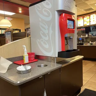 Soda Machine area