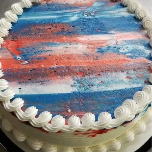 4th of July Standard Celebration Cake - DQ Cake