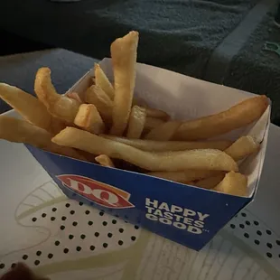 This is what they consider a serving of fries.