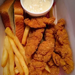 4pc Chicken strip meal