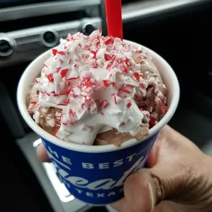 Blizzard of the month: Peppermint Hot Cocoa.