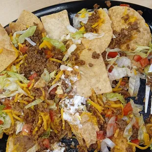 nachos, food