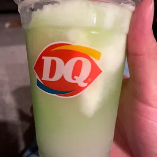 Water ice with not enough syrup.