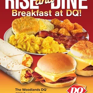 Now Serving Breakfast starting @ 7am daily